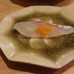 鮨 むらやま - 真鯛(このこ添え)