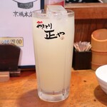 やきとり 正や - 桃酎ハイ