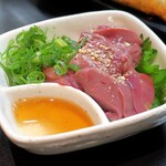 いかやき やまげん - 鶏肝の造り