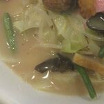 長崎ちゃんぽん・皿うどん 球磨 - コチラが普通のスープ