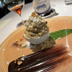 Restaurant Le Proust Miura - 和栗のモンブラン　バナナとパッションフルーツのパルフェ、デザートワインも