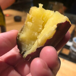 焼き鳥 とりら - 最後は焼芋