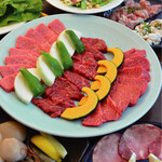 炭火焼肉 米沢亭 - 4500円コース