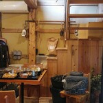 長尾と珈琲 - 座った場所からパチリ