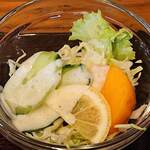 天ぷら 酎兵衛 - 天ぷら 酎兵衛 ＠西葛西 ランチに付くミニサラダ