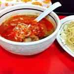 桃天花 - 坦々つけ麺(並) 830円 ♪