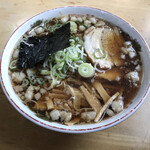 満び - 小盛り、太麺、こってり