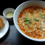 さあれ - ミートソースラーメン800円+チーズ増し50円