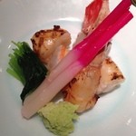 器楽亭 - ぼたん海老ちょい焼き