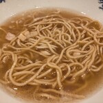 中華蕎麦にし乃 - 最後は麺を投入