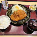 Katsutoki - とんかつ定食 (フェア中の薩摩錦ポーク)