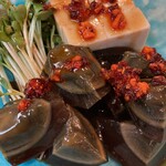 江差亭 - ピータン豆腐