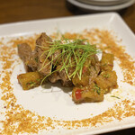 豊栄 - トモサンカクの発酵唐辛子炒め