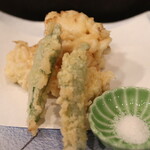 季節料理 よし野 - 白子天ぷら