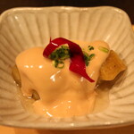 季節料理 よし野 - 焼きナスのゴマ味噌ダレ