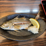 Ryoushiya Hide - 旦那さんの焼き魚。アジです。