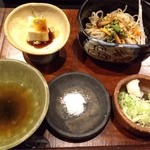 手挽きそば 一心 - 2012.7 前菜♪