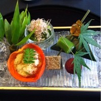 日本料理 弁慶 ホテル日航大阪 - 前菜 ゴーヤの煮浸しが美味し過ぎた