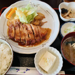 グリル小竹 - 料理写真:ポークガーリック定食