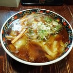 秀航園 - ワンタンチャーシューメン醤油＠１１００円