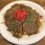 Hiroshima Fuu Okonomiyaki Mukago - そばスペシャル焼（税込990円）