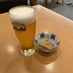 Tsukiji Sushikou - お通しはさつま芋かな？