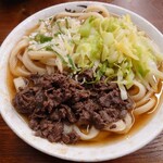 たけ川うどん - 肉うどん(大)700円