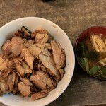 舞々亭 - 焼き鳥丼(￥670円)