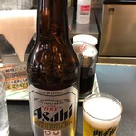 餃子の王将 - 瓶ビール480円