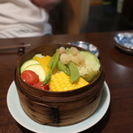 奈良 - 夏野菜のせいろ蒸し