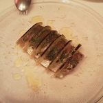 ウン・パッソ - 水ナスと鯵のカルパッチョ風