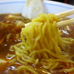 トーフラーメン 幸楊 - 【トーフラーメン】麺はゆるく縮れててのどごしいい感じ...