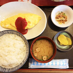 Kumafuku - オムレツ定食「黄」680円