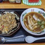 長ちゃんラーメン - チャーハンセット