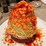 にくがとう - 台湾式プリンかき氷（こちらは完全にサービス）