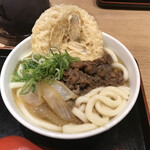 食事処 ニュー因幡 - 肉ごぼ天うどん¥720