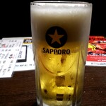 Hijiribashi Torifuku - 生ビール：530円+税