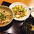 沖縄そば やんばる - 料理写真:ランチのゴーヤーちゃんぷるー定食にジーマミー豆腐