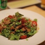 寿し若 - 鮪頭肉のピリ辛サラダ