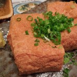 Kajiyabunzou - 外がカリっとした食感が好きな「厚揚げ」