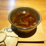 明道町中国菜 一星 - 鮑と新牛蒡の蒸しスープ