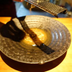 明道町中国菜 一星 - コーチン白湯スープにご飯を入れてトリュフ雑炊風