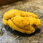 寿司栄 - サンタバーバラ産のウニ　赤シャリ