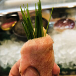 寿司栄 - ネギトロ　本マグロのカマ下トロ