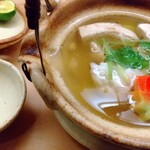 鮨 茶懐石 ほまれ - 松茸と鱧の土瓶蒸