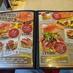 66DINER - バーガーメニュー2