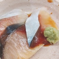 羽田市場 ギンザセブン - 〆サバ…ほどよく脂がのっています。