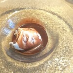 La Brianza - グラッパチョコレートのアイスクリーム。グラッパとチョコレートが合いまくり。個人的にブランデーよりグラッパの方が合うと思ったほど。シェフのセンス素晴らしいわ～