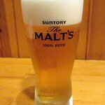 あじ彩 - あじ彩 「生ビール」