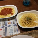 スイーツパラダイス - パスタは紙でオーダー制に♪